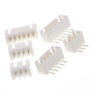 XH 2.54MM Pitch putih konektor 2/3/4/5/6/7/8/10-16P jarum lurus/jarum melengkung Cina - Product Image 1