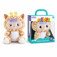 Juguetes de Peluche de Jirafa de Dibujos Animados Inteligentes con IA, Juguetes Robot que Acompañan a los Niños para Chaticar