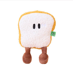 Cute Breakfast Bread Plush Pet Toy with Crinkle <strong>Sound</strong> Pet <strong>Squeaker</strong> Toy <strong>Dog</strong> Chew Toy - Product Image 6
