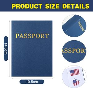 La massa del passaporto per bambini bomboniera libro passaporto viaggio finzione <span class=keywords><strong>gioco</strong></span> per ritirare le forniture per l'aula del timbro Gif - Product Image 3