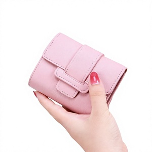 Wriza Women's Tri Fold <b>Wallet</b> Letter Card Holder Coin Purse Portable Fashion Bag Daily Use <b>Compact</b> PU Leather RFID Protection - Product Image 3