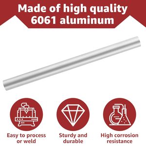 New 3Pcs 1 Inch Rắn Titan Thanh 6061 Nhôm Thanh 13 Inch Dài Công Nghiệp Tự Làm Thủ Công Máy Tiện Thanh Với Cắt Chế Biến Bao Gồm - Product Image 2