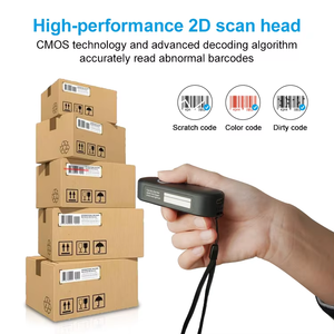 Không dây 2.4G + Bluetooth 2D Máy Quét Mã Vạch Đầu đọc mã QR kích thước nhỏ Máy quét dữ liệu thu - Product Image 6