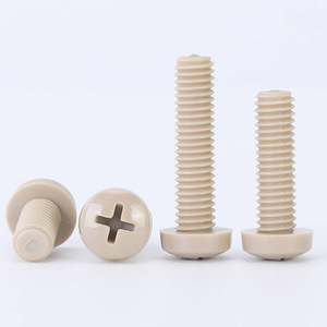 Tornillos de plástico de ingenierí<span class=keywords><strong>a</strong></span> antiestáticos personalizados M1.2 M1.4 M1.6, tornillos Peek en sistema métrico - Product Image 1