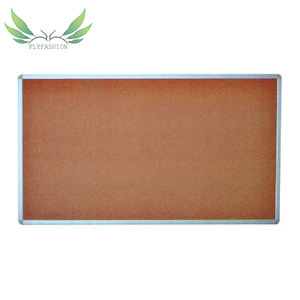Tablón de anuncios de corcho personalizado precio de fábrica pizarra digital escolar con marco de aluminio tablón de anuncios de corcho para la escuela - Product Image 1