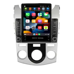 Pemutar Multimedia Mobil Layar 9.5 Inci, Pemutar Multimedia Mobil Gaya Tesla Android 11.0, Octa Core 2008 GHz BT5.0, Sistem Radio Video Mobil untuk Kia Forte 2014-2.5