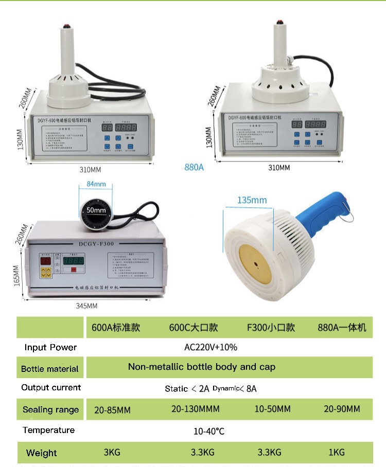 Mini Manual Electromagnetic Induction Sealing Machine For Plastic Cups Can