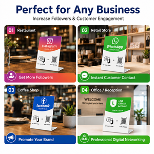 Support de table RFID pour affichage de menu, vente en gros, support d'affichage NFC pour table, panneau indicatif avec lecture de code QR - Product Image 3