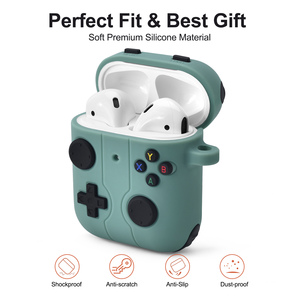 Housse de protection pour console de jeu 3D rétro en silicone pour écouteurs <span class=keywords><strong>Airpods</strong></span> Pro Boîte de charge de protection pour <span class=keywords><strong>Airpods</strong></span> 1 2 - Product Image 2