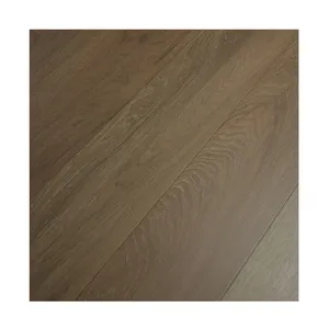 Plancher en bois de haute qualité plancher en bois de chêne extérieur livraison directe plancher en bois gris à 3 couches