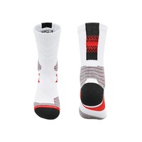 LINGTU Chaussettes de sport Elite Chaussettes de basket-ball en coton Chaussettes athlétiques antidérapantes