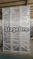 Structure de scène mobile modulaire en alliage d'aluminium de haute qualité, antirouille, capacité de charge de 1000 kg, pour concerts et événements musicaux