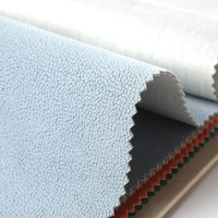 Cuir synthétique PU mat à grain bulle, avec support en polyester tricoté, simili cuir pour rembourrage de canapés et de chaises