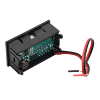 Voltímetro Digital, Probador de Capacidad de Voltaje USB de 12V, 3S, 11,1 V-12,6 V, Medidor de Batería de Plomo y Ácido de Iones de Litio, Probador Dual de Capacidad de Batería USB