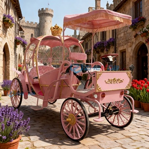Carruaje de Caballos Eléctrico de Lujo 2026, Carruaje de Calabazas, Transporte Especial, Vagón para Bodas, Carruaje de Caballos - Product Image 1