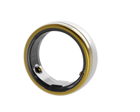 Bague connectée ECG 2025 avec contrôle par application, étui de chargement NFC, tracker d'activité en titane pour la santé féminine, compatible iOS et Android