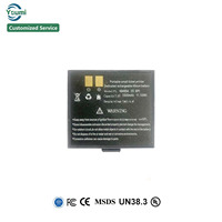 Batterie de remplacement PL484954 2S BPI 7.4V 1500mAh avec protection contre les surcharges pour imprimante de tickets Bluetooth JPRT PT210