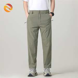 Pantalon <span class=keywords><strong>chino</strong></span> stretch coupe ajustée pour hommes pantalon uni pour fitness tenue décontractée droite pour garçons tenue de cérémonie - Product Image 6