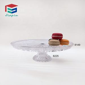 <span class=keywords><strong>Plateau</strong></span> à gâteau en plastique transparent de 11.8 pouces en cristal <span class=keywords><strong>Plateau</strong></span> d'affichage incassable pour PC <span class=keywords><strong>Plateau</strong></span> à fruits avec support pour la vente en gros - Product Image 4