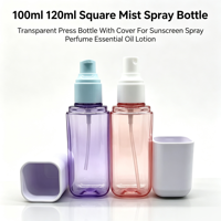 Bouteille d'emballage cosmétique personnalisée en usine 100ml 120ml, flacon de spray solaire, parfum, huile essentielle, lotion – Vente en gros