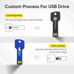1 Pezzo <span class=keywords><strong>Chiavetta</strong></span> USB Personalizzabile con Logo Aziendale, Forma di Chiave, 4GB 8GB 16GB 32GB 64GB, Penna USB 2.0, Memoria Flash - Product Image 2