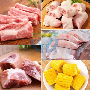 Endüstriyel Ağır Hizmet Tipi Yüksek Hızlı Zincirli Konveyörlü Kemik Kesme Makinesi |   Sığır Kaburgası ve Domuz Eti için Çok Bıçaklı Et Kesici - Product Image 5