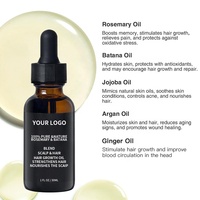 Huile Essentielle Nourrissante pour la Croissance des Cheveux, Sérum Capillaire Rafraîchissant et Réparateur à l'Acide Salicylique pour Lisser les Cheveux, Huile de Gingembre