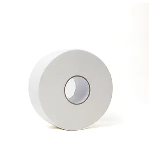 Venta al por mayor de rollos de papel higiénico Jumbo Color 100 Virgin Pulp Natural 2 Commercy Commercial Toilet