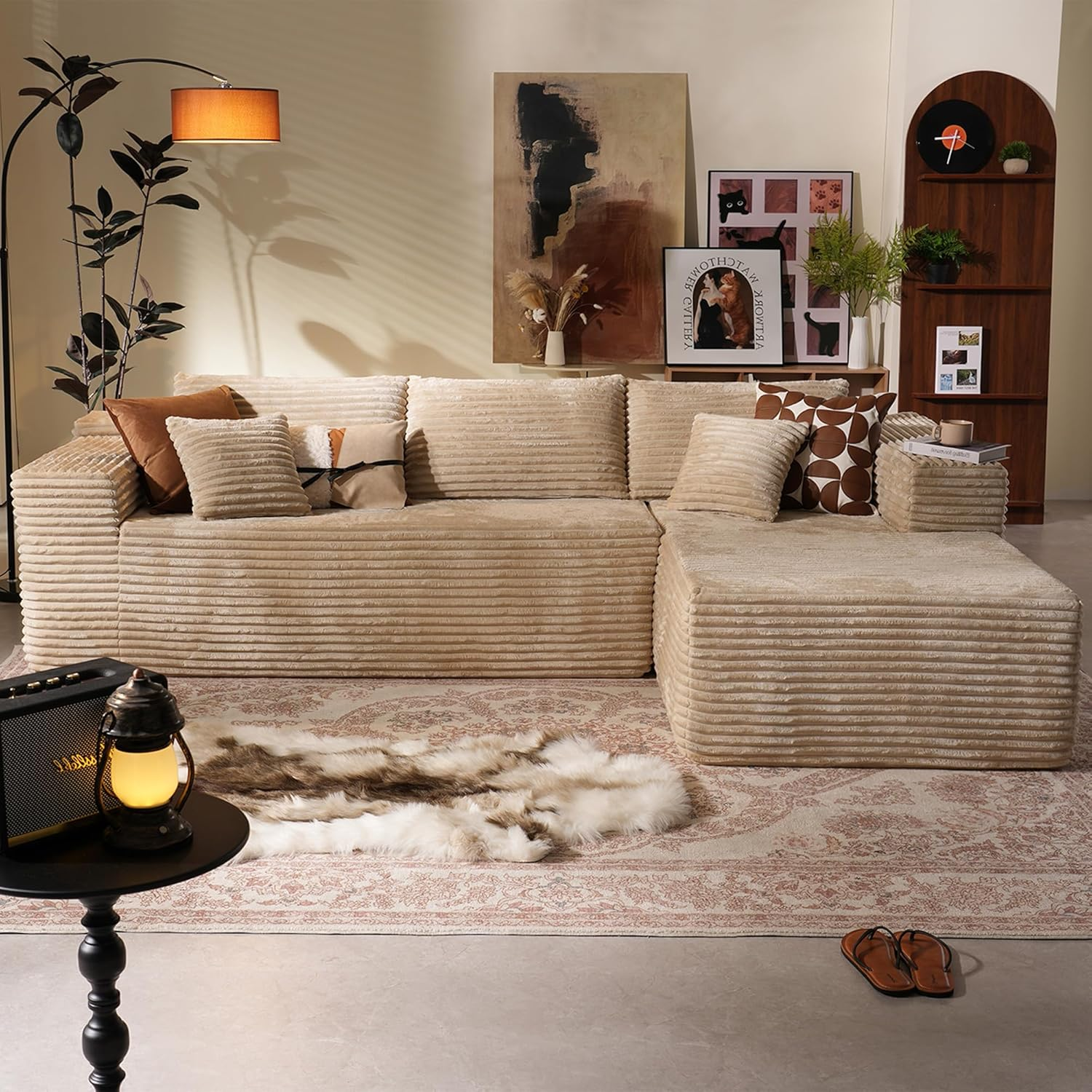 Chaise Lounge caqui (lado derecho)