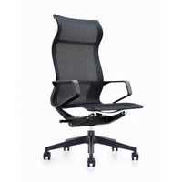 Chaise de bureau exécutive moderne et écologique avec hauteur réglable, cadre en aluminium, base ronde en tissu, orange