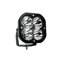 Projecteur LED carré 80W 5 pouces avec DRL, lumière de poche super brillante pour Jeep, 4x4, camion, 4WD, utilisation tout-terrain