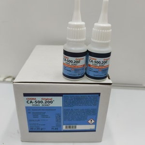 Colle portable COSMA CA-500.200 haute résistance de liaison cyanoacrylate d'éthyle 20g Super Glue 502 - Product Image 1