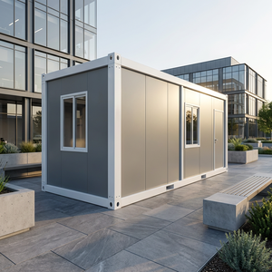 Casa Modular Contenedorizada de Estilo Mediterráneo Moderno, Diseño Transpirable, Ecológica, Patio Exterior, Mini Casa Prefabricada - Product Image 1