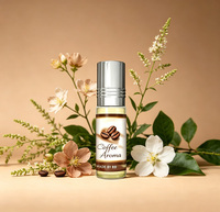 Huile de parfum roll-on en gros à l'arôme de café pour unisexe 10ml – Parfum riche café torréfié et vanille pour femmes et hommes – OEM