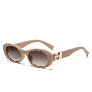 <span class=keywords><strong>Occhiali</strong></span> da Sole Ovali da Donna con Lettera <span class=keywords><strong>M</strong></span>, Nuovi Modelli Europa e USA, Montatura Completa UV400, Non Polarizzati, Alta Moda Street Style, <span class=keywords><strong>Occhiali</strong></span> Parasole per Foto - Product Image 5