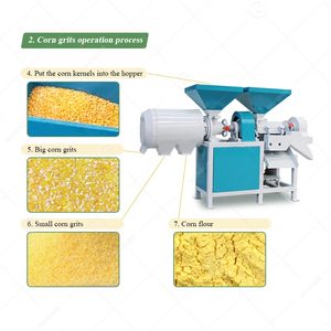 Ngô samp bữa ăn xay degerm nhà máy xay xát công nghiệp 500 kg Bột làm cho Ngô Mill Máy Giá trong Ghana - Product Image 4