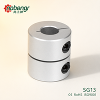 Coupleur rigide à diamètre réduit en alliage d'aluminium, à vis de réglage, sans jeu, connexion parfaite pour moteur CNC, pas à pas, servo, équipement optique, laboratoire