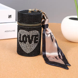 Nouveau <span class=keywords><strong>pas</strong></span> <span class=keywords><strong>cher</strong></span> brillant Mini <span class=keywords><strong>AirPods</strong></span> écouteurs sacs de rangement petit portefeuille sac à dos sac à main cadeau concepteur porte-monnaie - Product Image 5