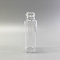 Vente en gros de flacons en PET cylindriques OEM 24/410 50 ml pour lotion, tonique, soin de la peau, nettoyage personnel, emballage cosmétique