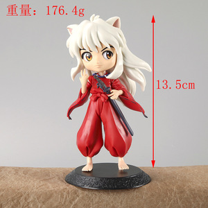 ฟิกเกอร์อินุยาฉะ 6 ตัว เซ็ตเซ็ตสึมะรุ โมโรฮะ เซ็ตสึนะ โทวา โมเดลฟิกเกอร์ PVC ของเล่นตั้งโต๊ะ ของสะสม ของขวัญ - Product Image 2
