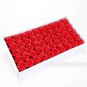 กล่องของขวัญดอกกุหลาบจำลองสามชั้นจากโรงงานหัวเอิน สำหรับงานรับปริญญา วันวาเลนไทน์ ตกแต่งดอกไม้สำหรับประกอบ - Product Image 5