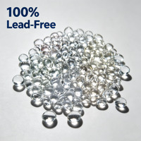 Perles de verre pour sablage, média de nettoyage de surface, finition métallique, granulométrie 20-40 mesh, vente en gros directe usine OEM