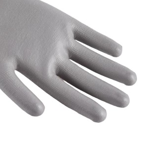 Gants de travail anti-coupure en tricot blanc de haute qualité, gants de sécurité résistants aux coupures, enduits de PU - Product Image 5