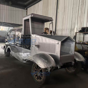 รถม้าศพไฟฟ้าสีเงินคุณภาพดีที่สุด รถศพคลาสสิกสำหรับขาย - Product Image 2