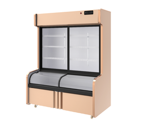 Equipo de Refrigeración de Doble Temperatura para Restaurantes Comerciales YINZHENG, Refrigerador Exhibidor de Frutas y <span class=keywords><strong>Verduras</strong></span> con Estantes - Product Image 2