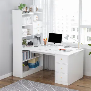 Table bureau de jeu, ordinateur portable, pour étudiants, avec tiroirs, étagère, meubles de maison