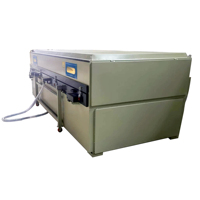 Machine de pressage sous vide à membrane, compacte et facile à utiliser, pour la fabrication de portes et de placards en PVC, avec système de chauffage infrarouge