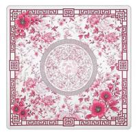 Tapis de Mahjong Floral Blossom en Néoprène - Motif Botanique Antidérapant et Insonorisant pour Mahjong Américain