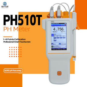 <span class=keywords><strong>pH</strong></span>-mètre portable professionnel PH510T, thermomètre, mètre <span class=keywords><strong>mV</strong></span>, étalonnage 5 points et ATC pour l'analyse de la qualité de l'eau - Product Image 1