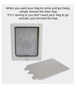 USMILEPET Best Seller Porte pour animaux de compagnie en plastique, accès libre pour chats et chiens, porte avec aimant, porte à clapet pour chat, barrière pour chat et <span class=keywords><strong>chien</strong></span> - Product Image 2